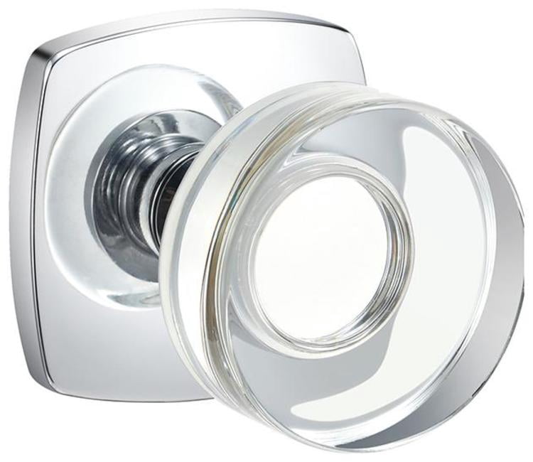 Sure-Loc LU100 26 Luna Non-Turning One-Sided Dummy Door Knob - Chrome