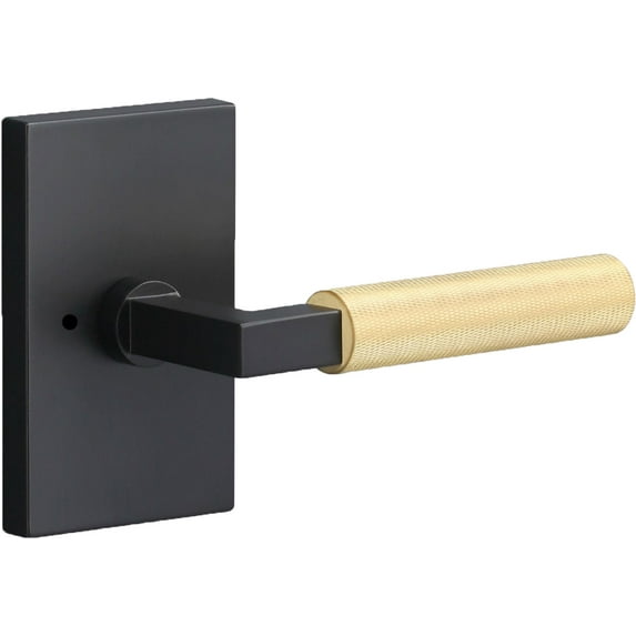 Sure-Loc Lv102 Grip-Kn Levanto Privacy Door Lever Set - Black