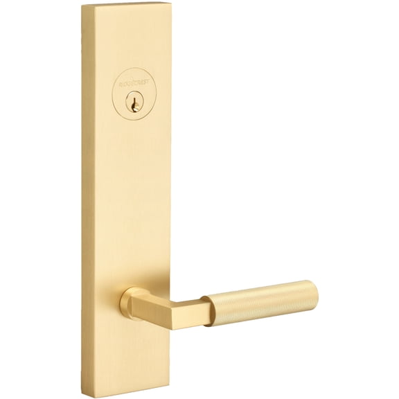 Sure-Loc LV307 SB-GRIP KN SB Levanto Single Cylinder Keyed Entry Lever Set And Deadbolt