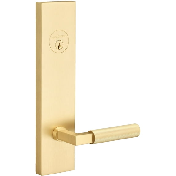 Sure-Loc LV307 SB-GRIP KN SB Levanto Single Cylinder Keyed Entry Lever Set And Deadbolt