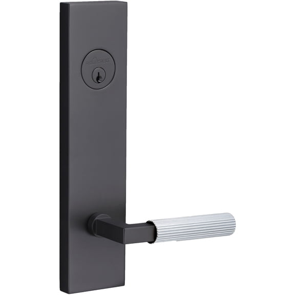 Sure-Loc LV307 FBL-GRIP SKN 26 Levanto Single Cylinder Keyed Entry Lever Set And Deadbolt