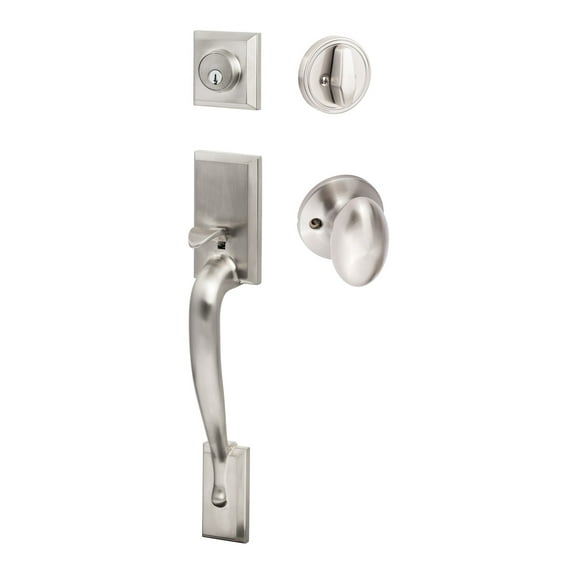 Sure-Loc Ma507-Ar Madison Sectional Single Cylinder Keyed Entry Handleset - Nickel