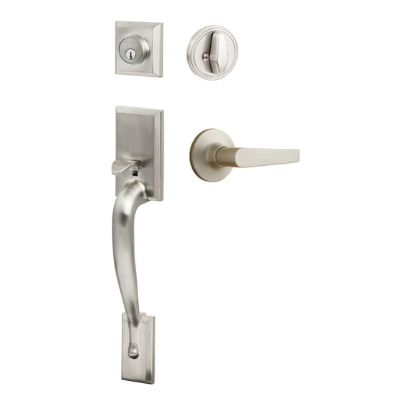 Sure-Loc Ma507-Cd Madison Sectional Single Cylinder Keyed Entry Handleset - Nickel