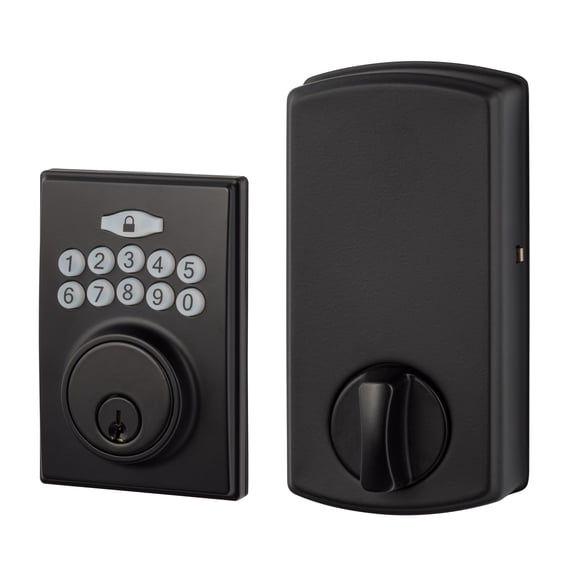 Sure-Loc Modern Electronic Deadbolt Black Matte