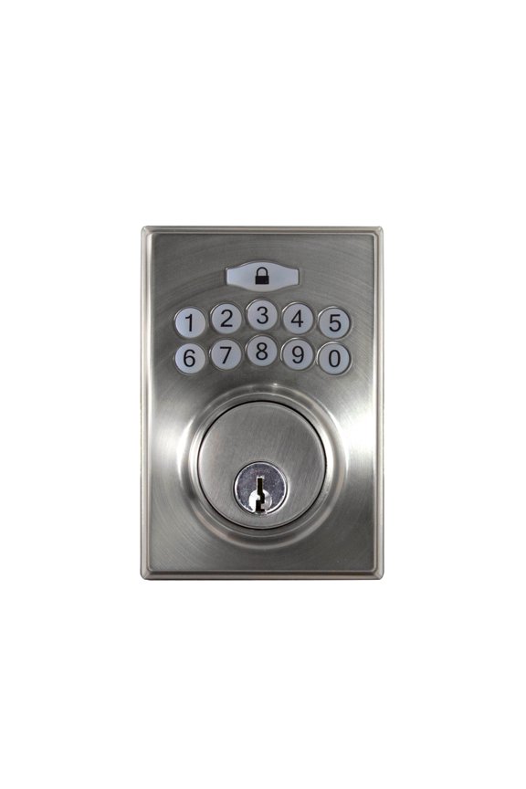 Sure-Loc Modern Electronic Deadbolt Grey Satin