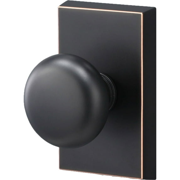 Sure-Loc Ok100 Oakley Non-Turning One-Sided Dummy Door Knob - Bronze