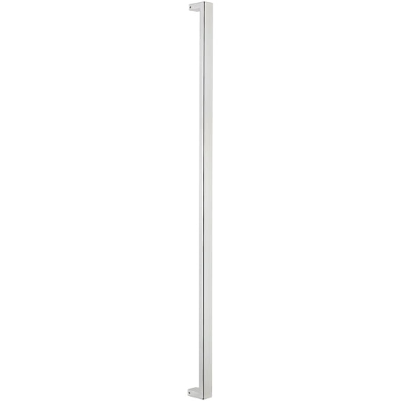 Sure-Loc PL-1SQ48 26 Square 48" Center To Center Single Door Pull - Chrome