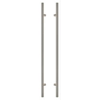Sure-Loc Pl-2Rd72 Round 60" Center To Center Single Door Pull - Satin Stainless