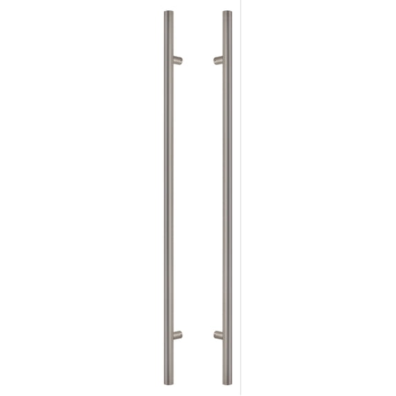 Sure-Loc PL-2RD72 32D Round 60" Center To Center Single Door Pull - Satin Stainless