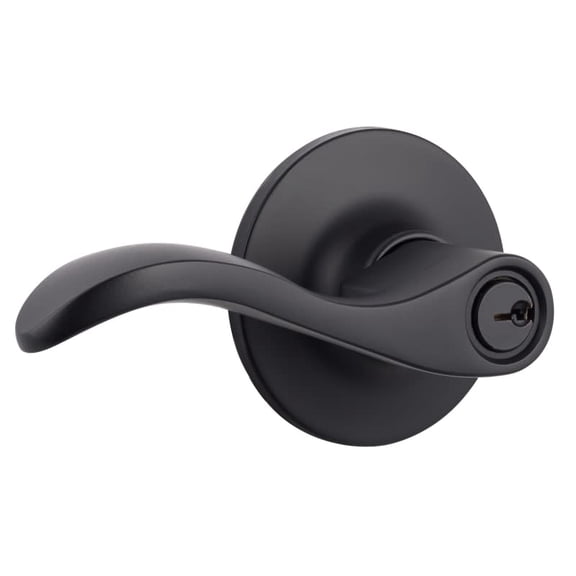 Sure-Loc Sb107 Snowbird Single Cylinder Keyed Entry Door Lever Set - Black