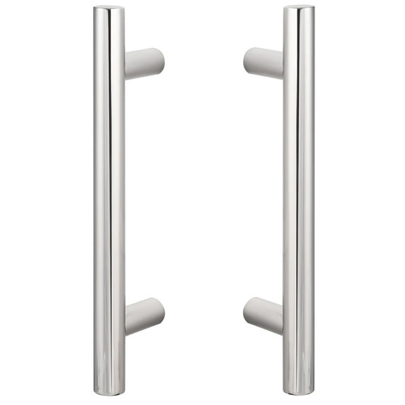Sure-Loc SHR-RD1 26 Ladder 8" Center To Center Back To Back Door Handle Pull Set - Chrome