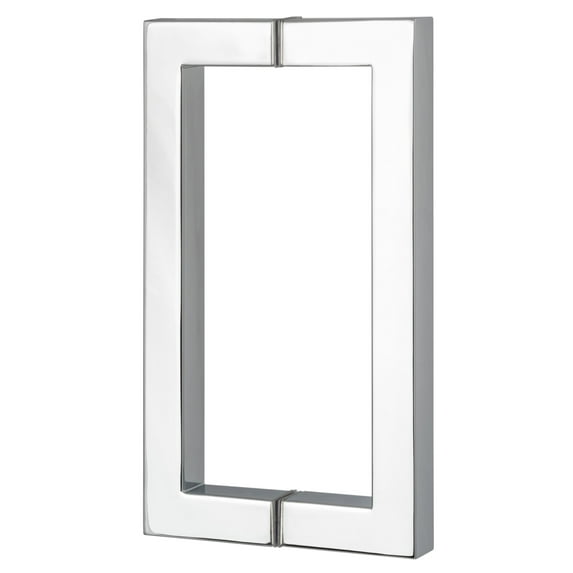 Sure-Loc SHR-SQ1 26 Square 8" Center To Center Back To Back Shower Door Handle Pull Set -