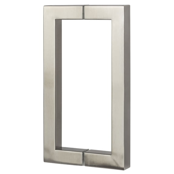 Sure-Loc SHR-SQ1 32D Square 8" Center To Center Back To Back Shower Door Handle Pull Set -