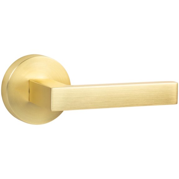 Sure-Loc SN101-RD SB Siena Passage Door Lever Set - Brass