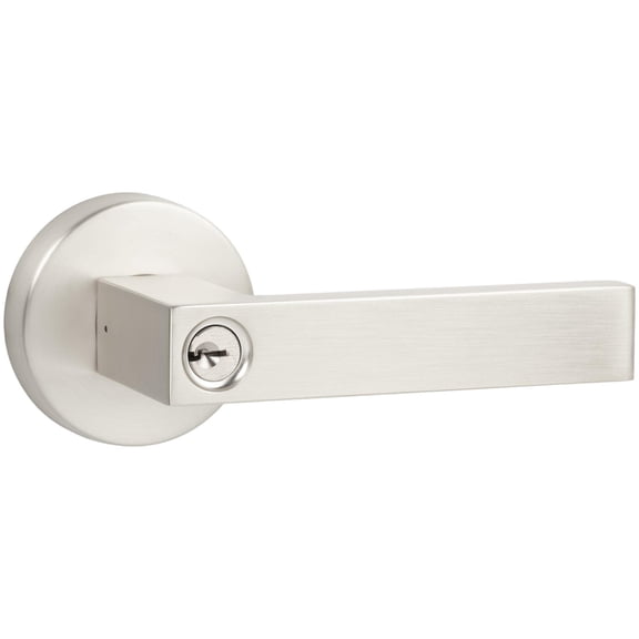 Sure-Loc SN107-RD 15 Siena Keyed Entry Door Lever Set - Nickel
