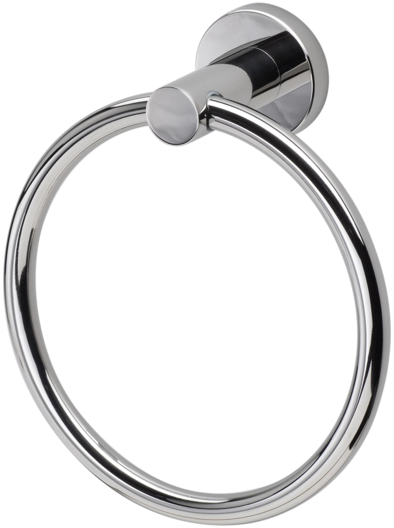Polished Chrome Wall Mounted Towel Ring