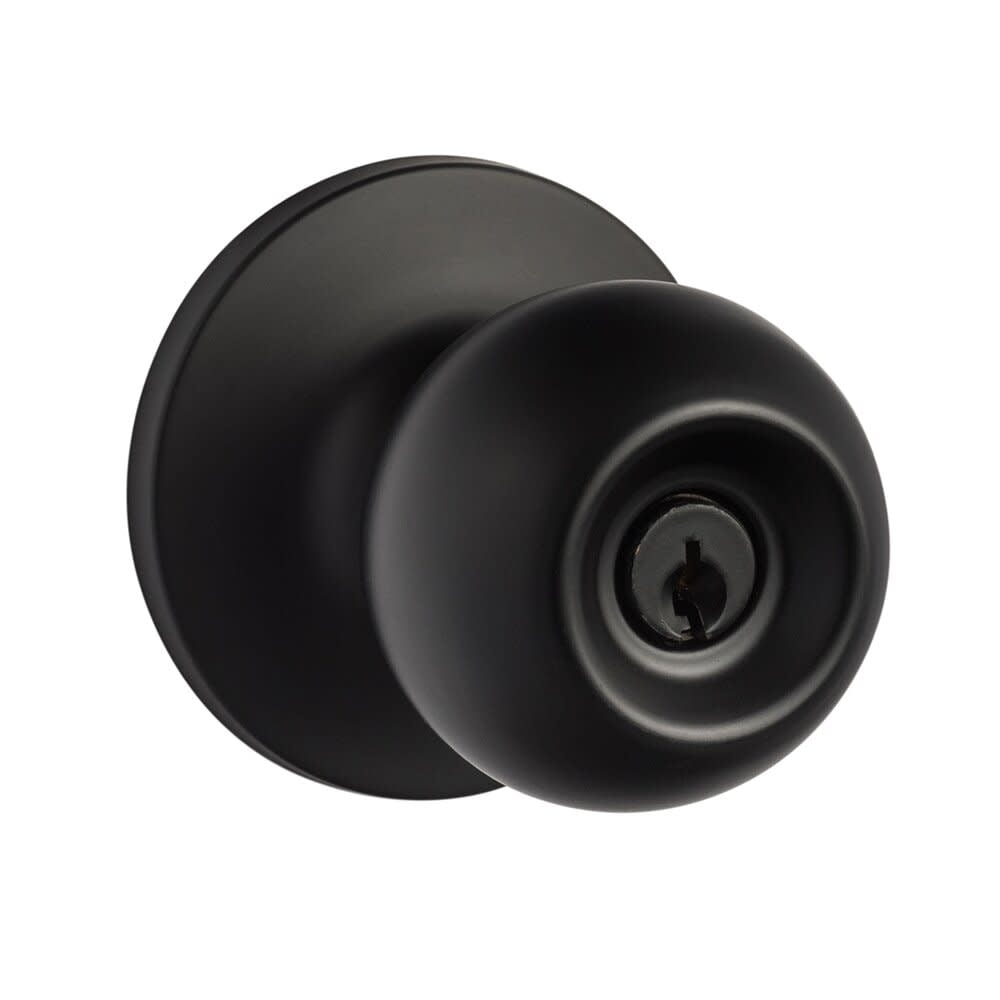 Sure-Loc TA107 FBL Tahoe Single Cylinder Keyed Entry Door Knob Set - Black