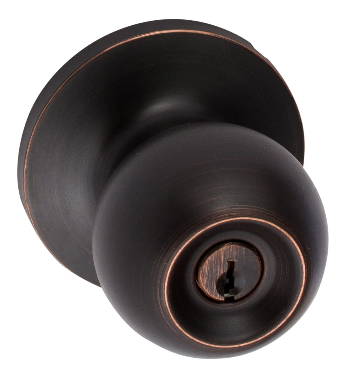 Sure-Loc TA107 11P Tahoe Single Cylinder Keyed Entry Door Knob Set - Bronze