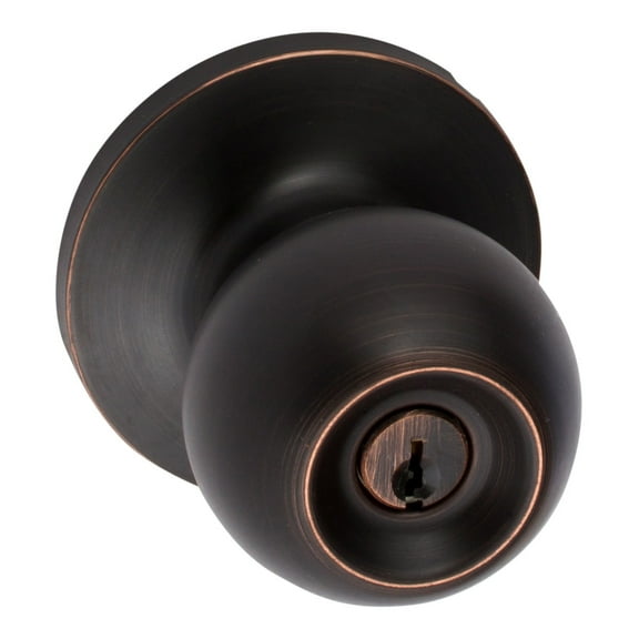 Sure-Loc Ta107 Tahoe Single Cylinder Keyed Entry Door Knob Set - Bronze
