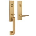 thumbnail image 1 of Sure-Loc Tn507-Bs Turin One Piece Single Cylinder Keyed Entry Handleset - Brass, 1 of 4