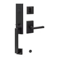 thumbnail image 1 of Sure-Loc TN507-LN FBL Turin One Piece Single Cylinder Keyed Entry Handleset - Black, 1 of 5