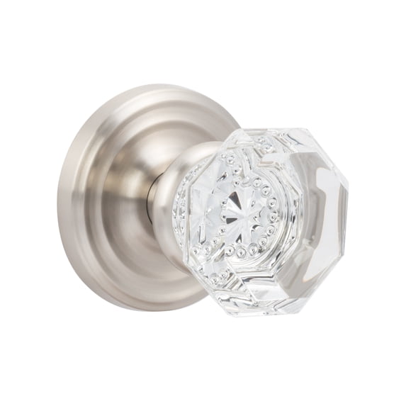 Sure-Loc Torrey Passage Door Knob Silver Nickel Nickel Finish