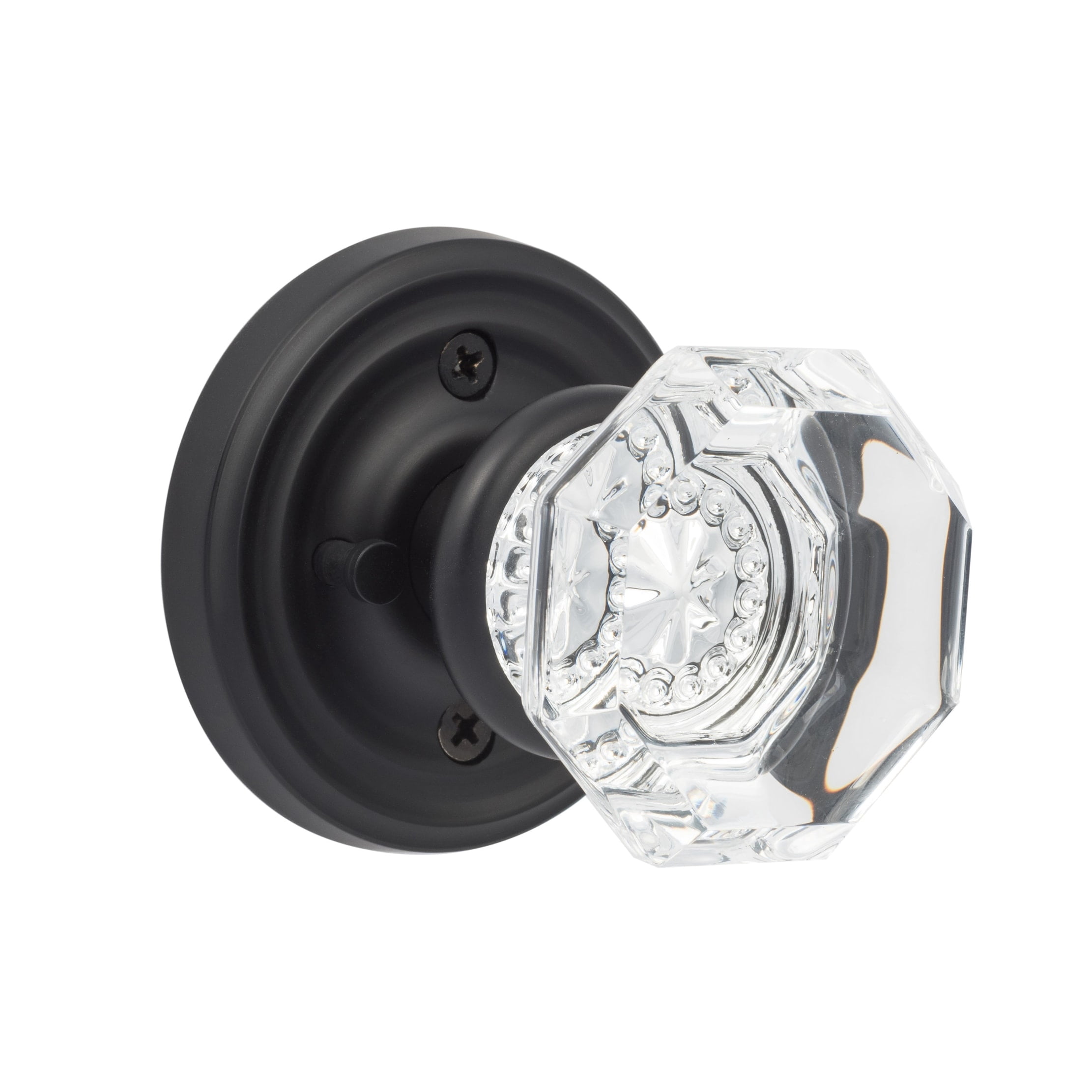 Sure-Loc Torrey Privacy Door Knob Black Flat Black Matte