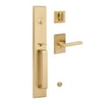 thumbnail image 1 of Sure-Loc Vl507-Ln Vail Full Plate Single Cylinder Keyed Entry Handleset - Brass, 1 of 1