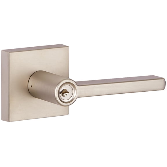 Sure-Loc VN107 15 Verona Single Cylinder Keyed Entry Door Lever Set - Nickel