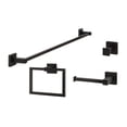 thumbnail image 1 of Sure-Loc VR-SET-PH1 FBL Vlora 4 Piece Bathroom Package - Black, 1 of 1