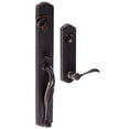 thumbnail image 1 of Sure-loc Rustic Bronze Entry Handle Set Sandstone / Left Hand Lever, 1 of 5