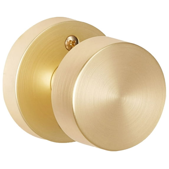 Sure-Loc ZH100-RD SB Zurich Non-Turning One-Sided Dummy Door Knob - Brass