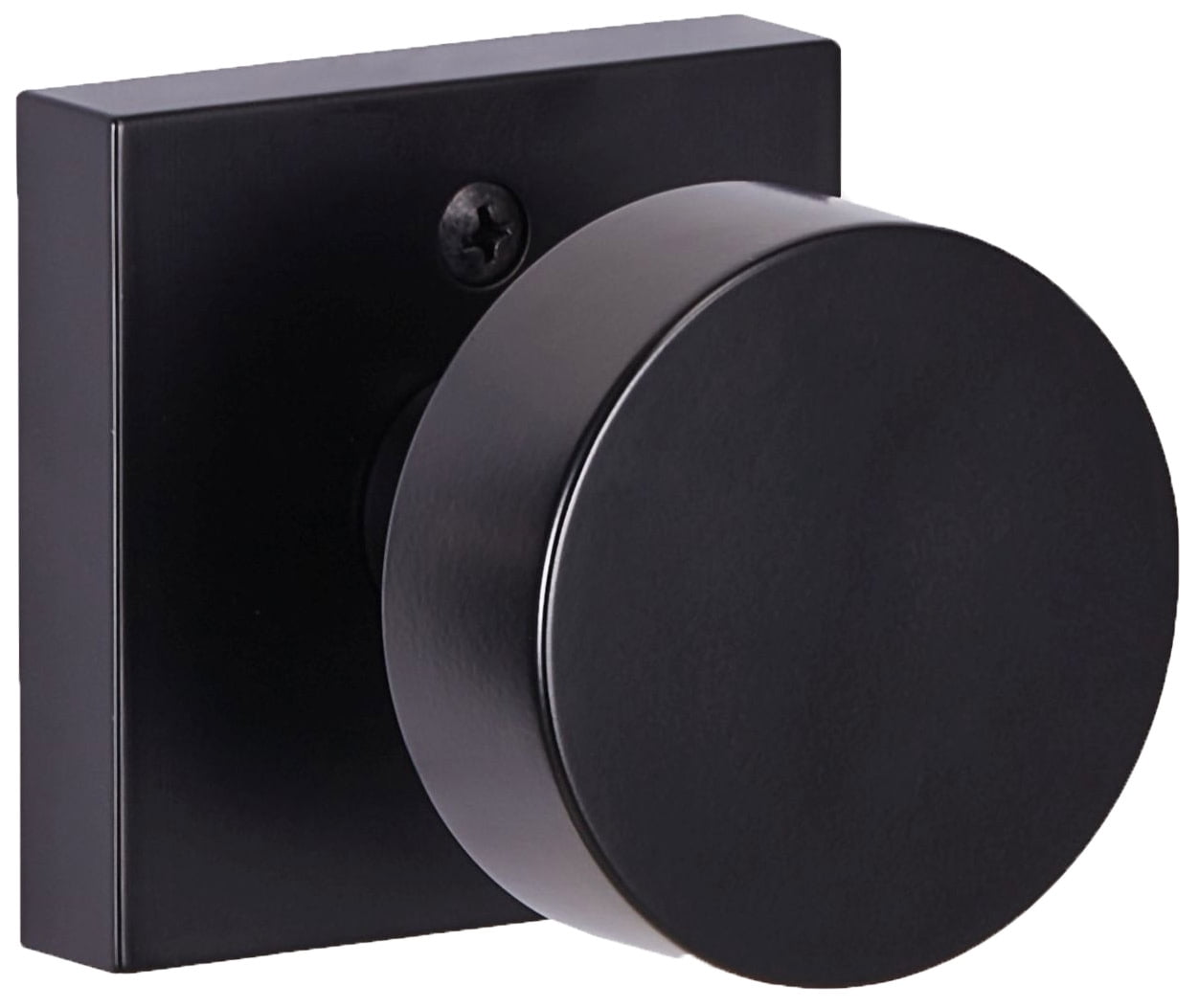 Sure-Loc ZH100-SQ FBL Zurich Non-Turning One-Sided Dummy Door Knob - Black