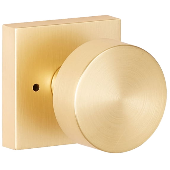 Sure-Loc ZH102-SQ SB Zurich Privacy Door Knob Set - Brass