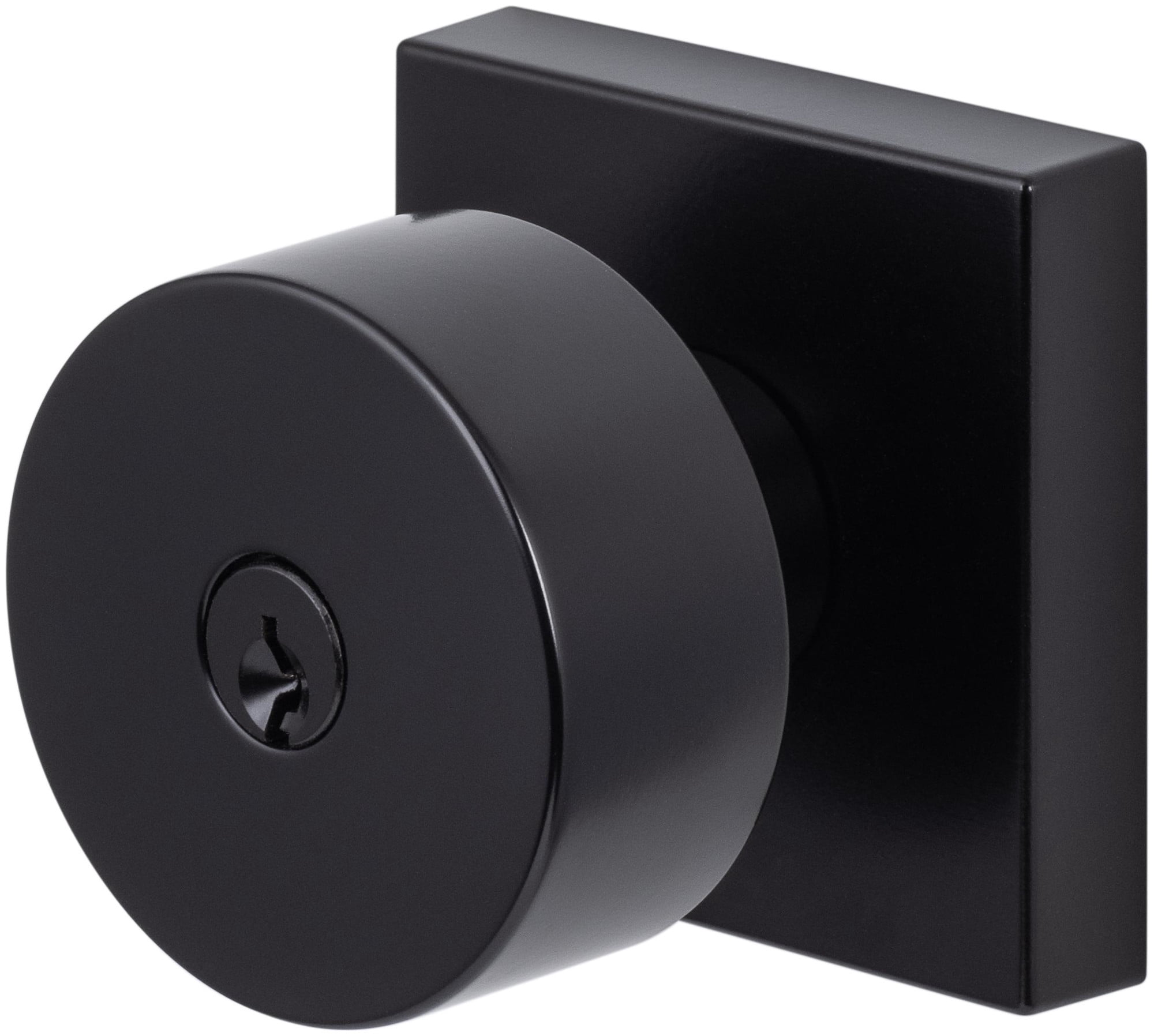Sure-Loc ZH107-SQ FBL Zurich Single Cylinder Keyed Entry Door Knob Set - Black