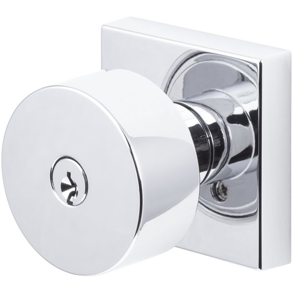 Sure-Loc ZH107-SQ 26 Zurich Single Cylinder Keyed Entry Door Knob Set - Chrome