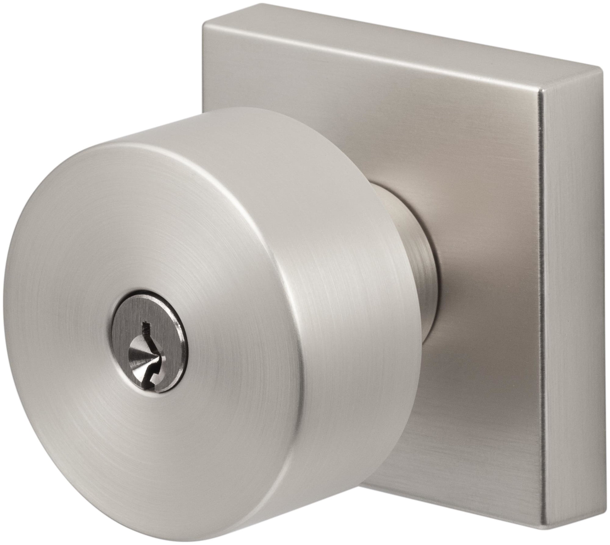 Sure-Loc ZH107-SQ 15 Zurich Single Cylinder Keyed Entry Door Knob Set - Nickel
