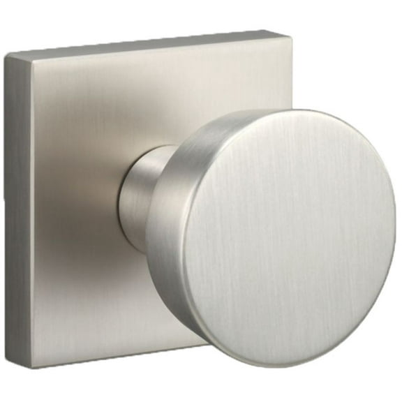 Sure-Loc Zt100-Sq Zermatt Non-Turning One-Sided Dummy Door Knob - Nickel