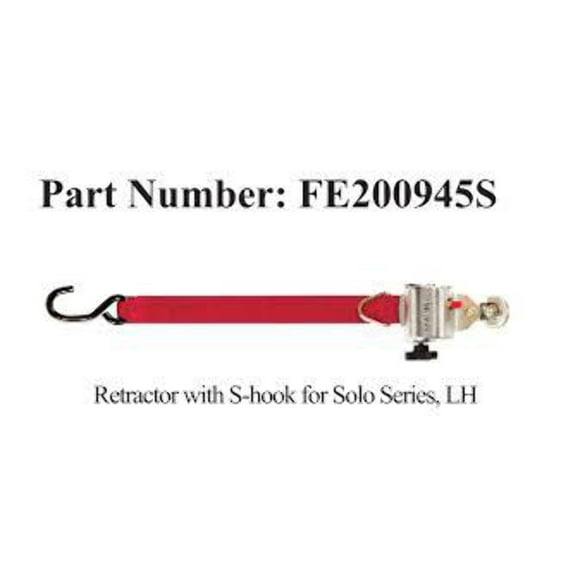 Sure-Lok REPLACEMENT FF600 Series Retractor ATTACHMENT: SNC, FITTING: S Hook, Right/Left: Left