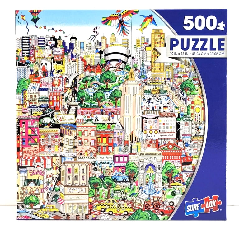 Sure Lox 500 Piece Jigsaw Puzzle NYC The Wind Beneath Our Wings