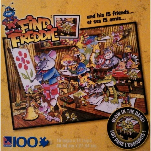 Sure-Lox Find Freddie Jungle Classroom 100 Piece Puzzle Puzzles