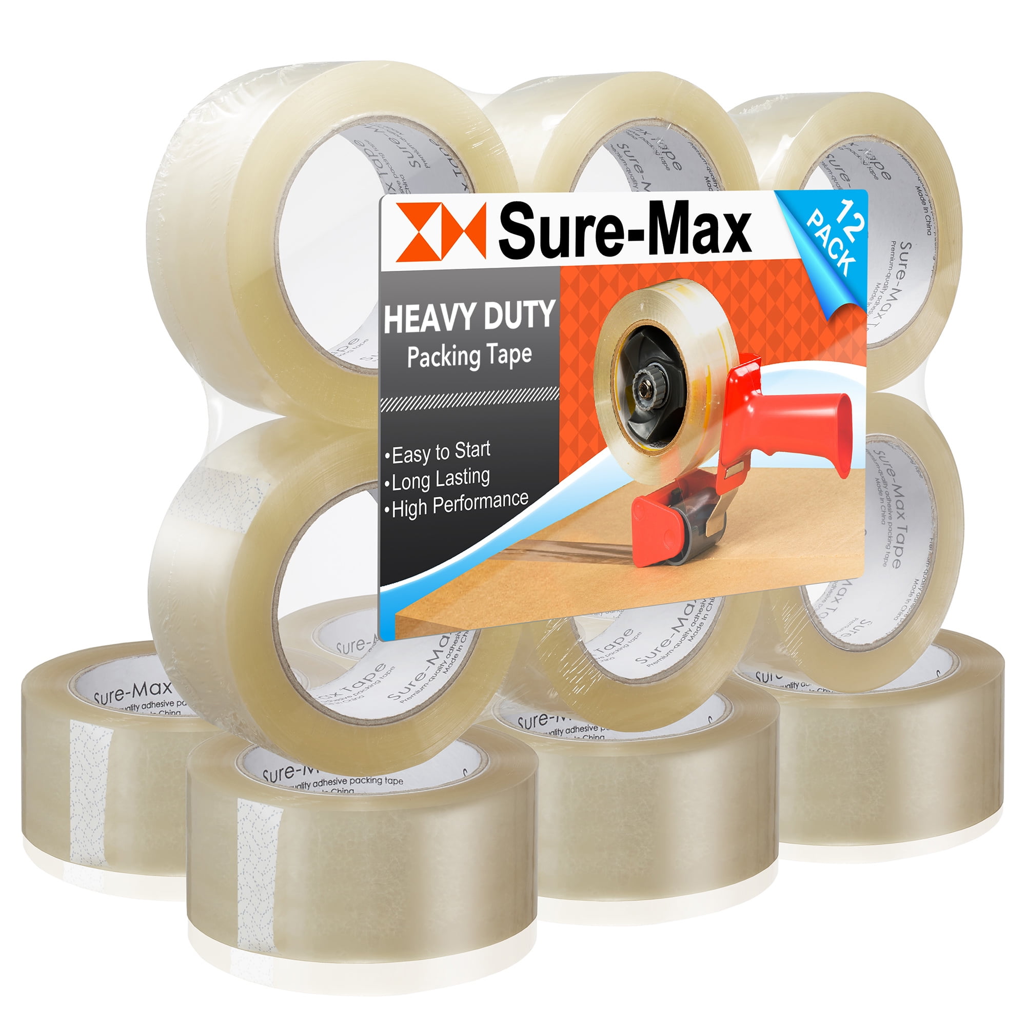 Double Sided Woodworking Tape 2 Pack 1/2 Inch x 54 Yards Each Roll