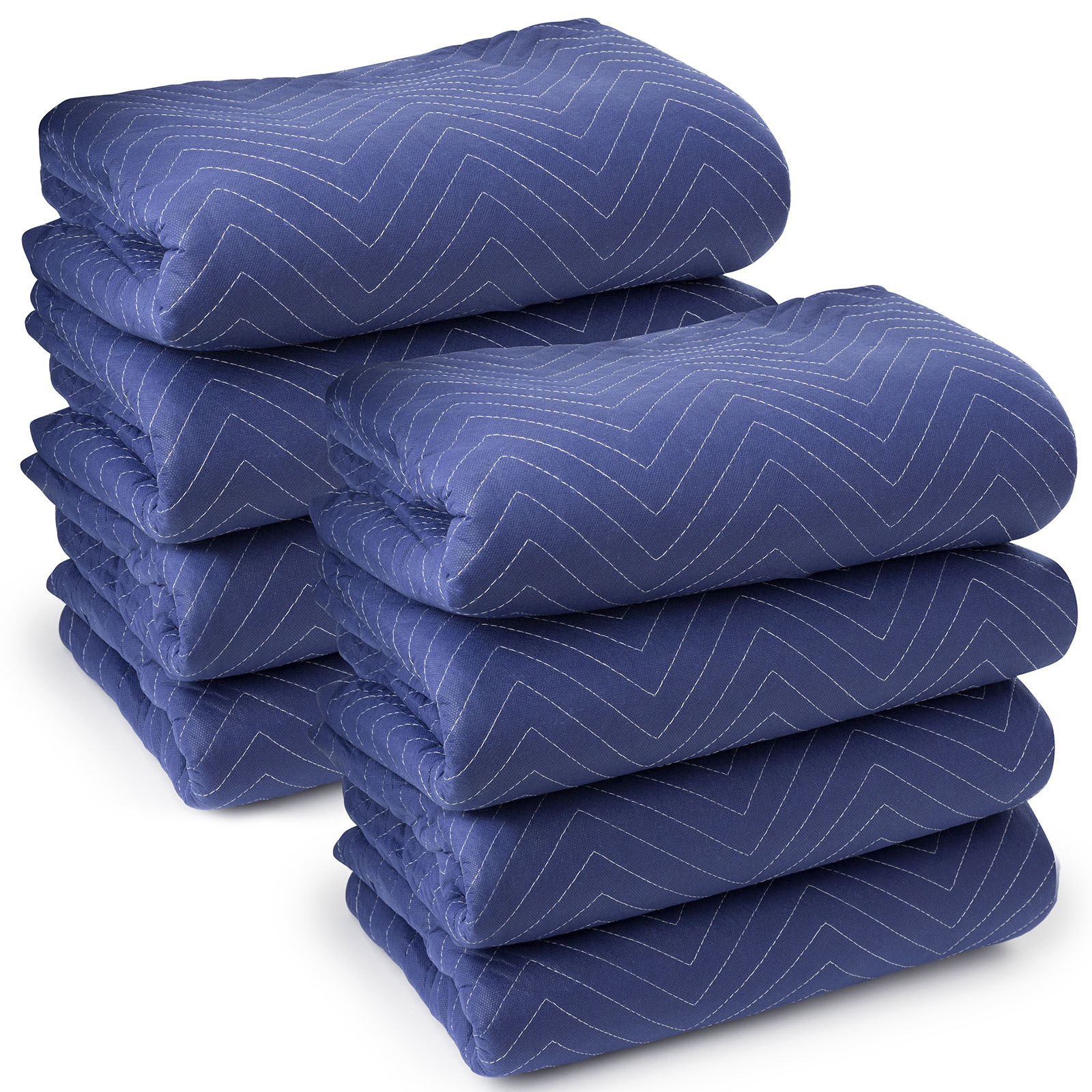 ZENSTYLE 12 Moving Packing Blankets 80" x 72" (35 lb/dz) Heavy Duty Moving Pads for Protecting