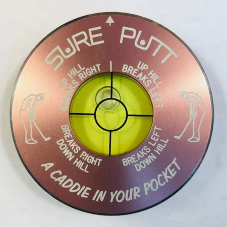 Sure Putt Pro - Golf Putting Aid & Green Reader - Pink