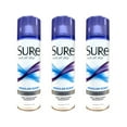 thumbnail image 1 of Sure Regular Scent Aerosol Antiperspirant and Deodorant - 48-Hour Protection Deodorant for Men and Women - Fast Drying Spray Deodorant - 6 oz (pack of 3), 1 of 1