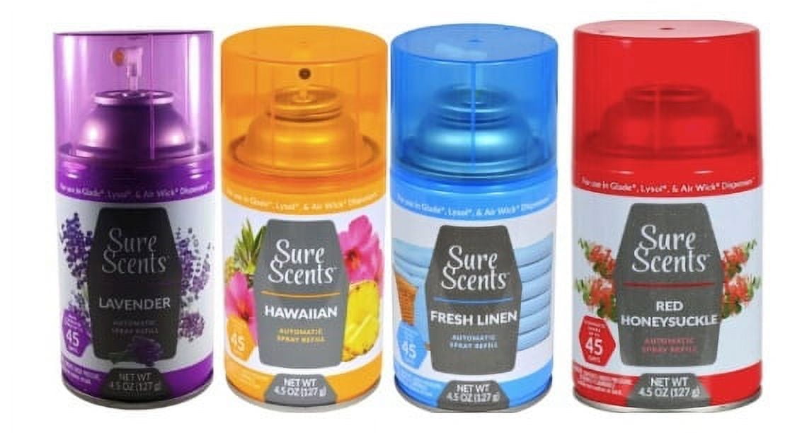 Sure Scents Automatic Spray Refills 1 Lavender 1 Berry Blast and 1