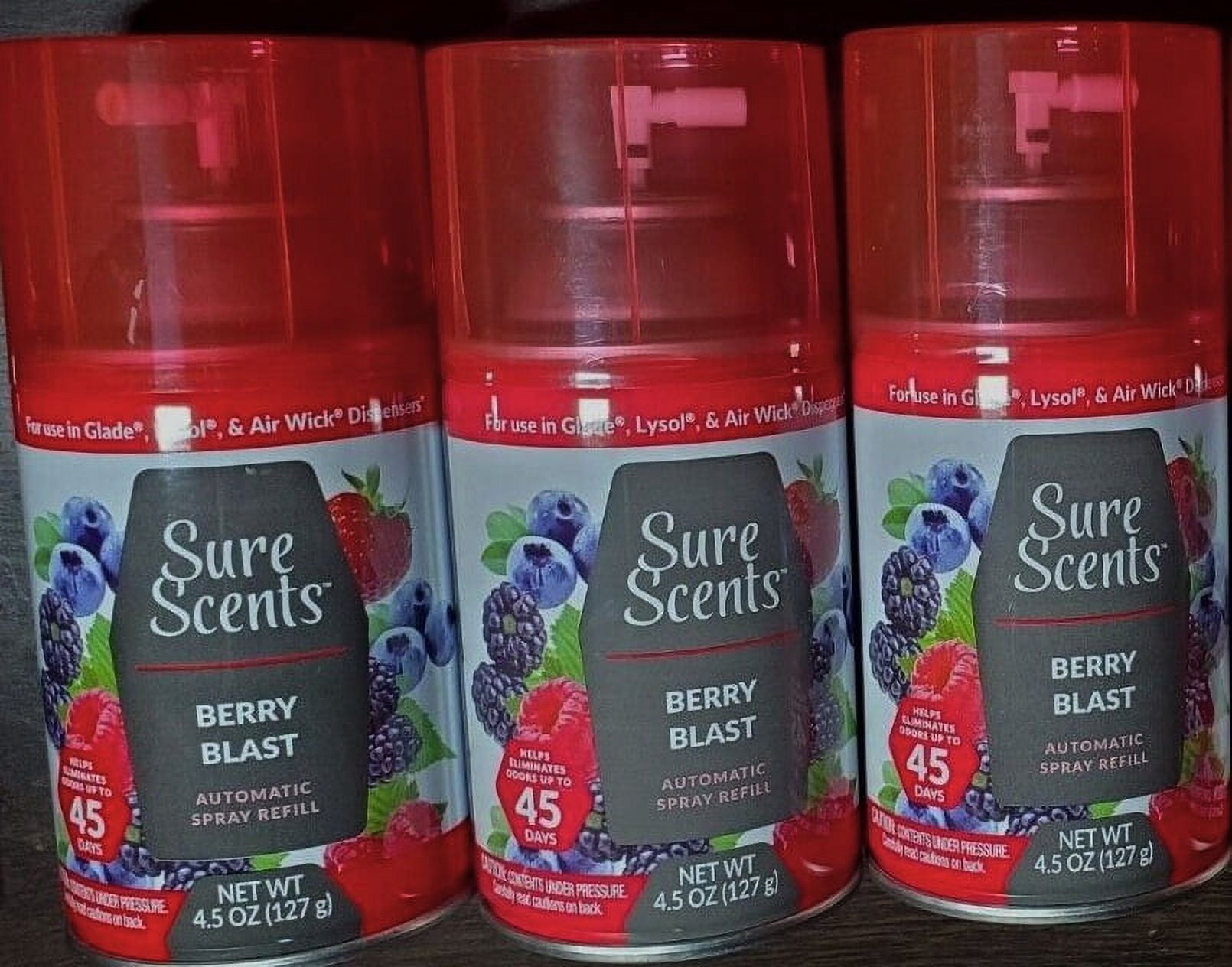 Sure Scents BERRY BLAST Automatic Spray Refill 4.5OZ