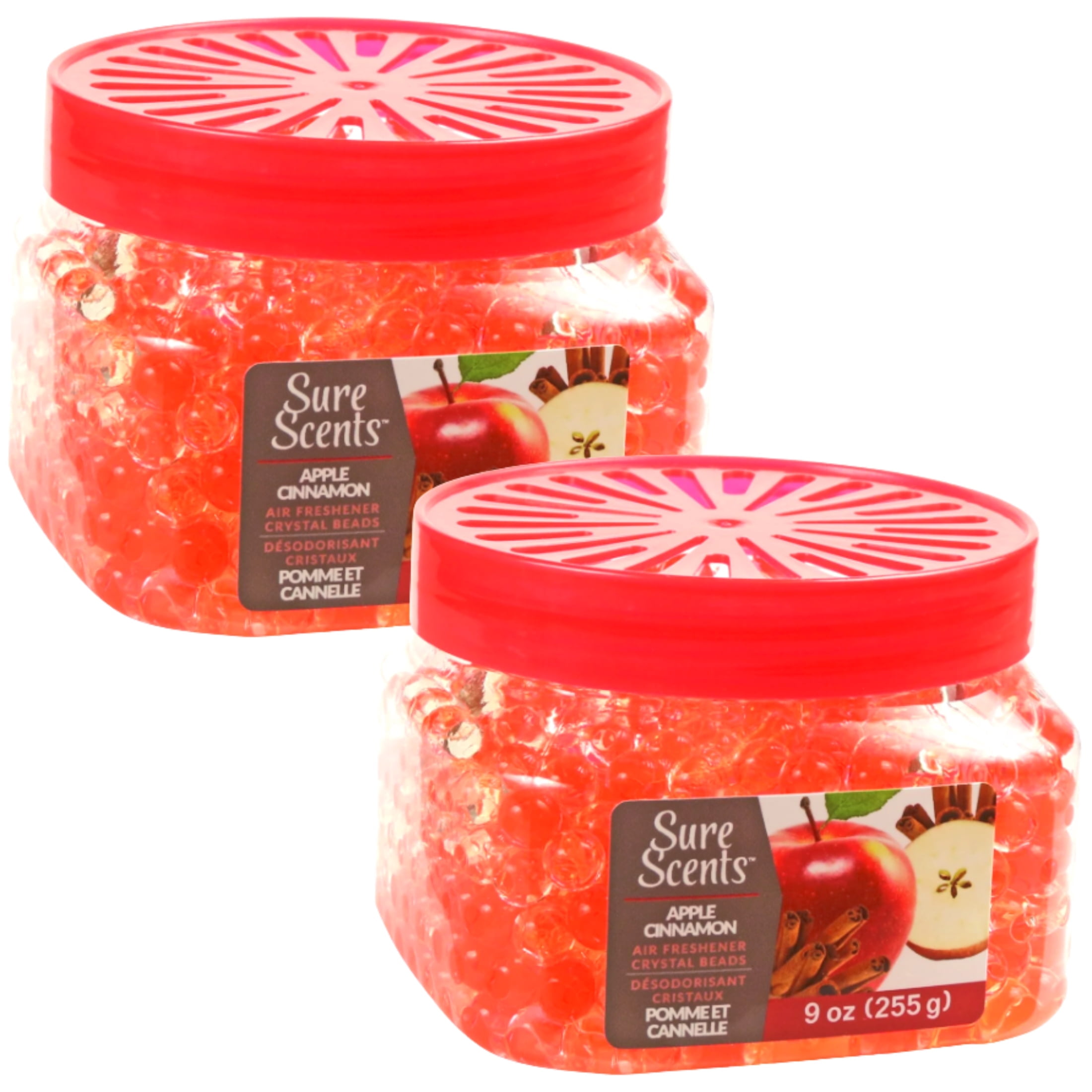 Sure Scents Crystal Beads Air Fresheners Apple Cinnamon Scent