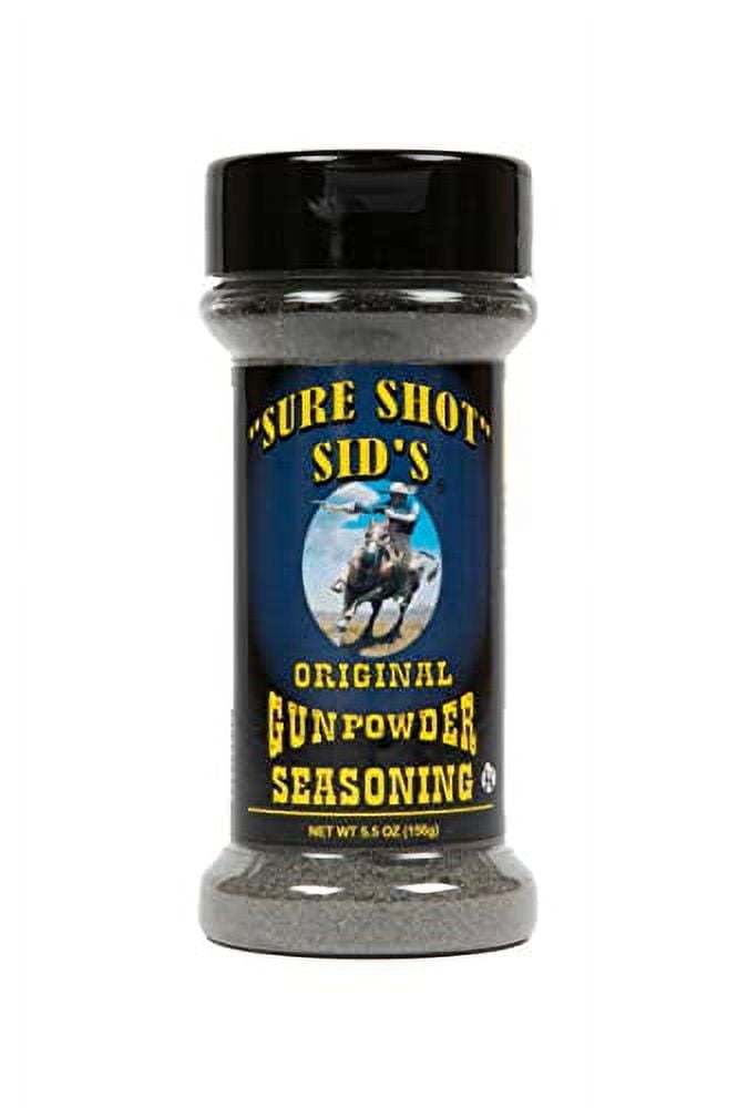 Sure Shot Sid?s Gunpowder Seasoning Famous Bbq Rub Powder Grill