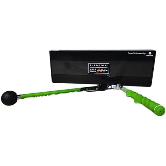 Sure-Strike - The Golf Swing Trainer Designed to Help You Master Your Swing Mechanics to Swing Like a Tour Pro! Transform Your Timing and Improve Your Ball Striking!